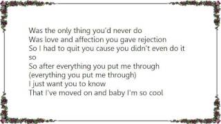 Chrisette Michele - So Cool Lyrics