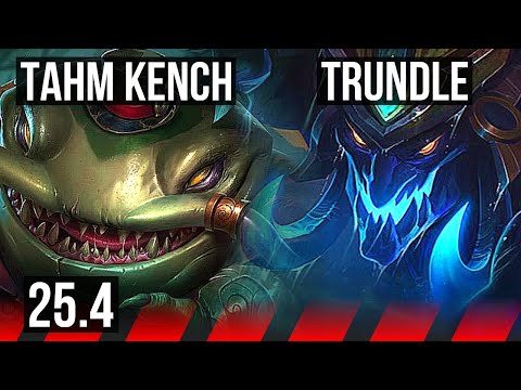 TAHM KENCH vs TRUNDLE (TOP) | 7 solo kills, Legendary | EUW Diamond | 25.4