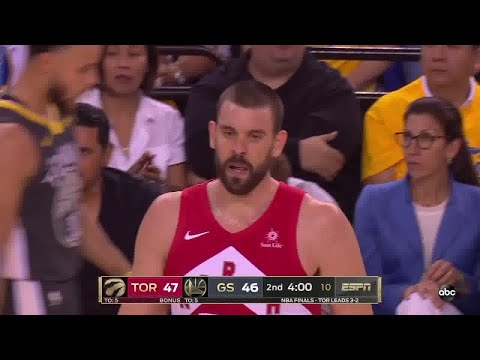 Marc Gasol All Game Actions 2019 NBA Finals Game 6 Raptors vs Warriors Highlights