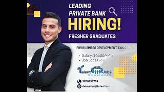 Fresher Graduates Apply Now !!