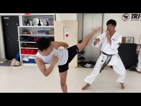 空手の現役世界チャンピオン２人とスパーリングしてみた