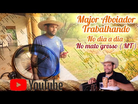 major Aboiador trabalhando no dia a dia é cantando toada