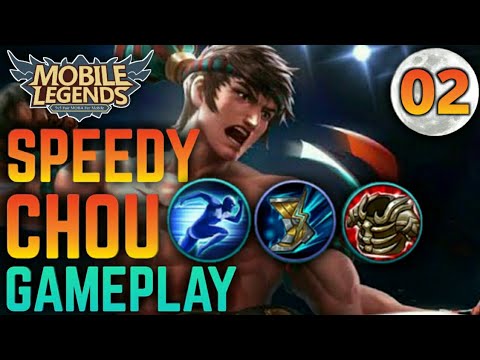 Chou Speed Build Gameplay #2 | Speedy Chou | New Meta Build | JaiBurrito | Mobile Legends