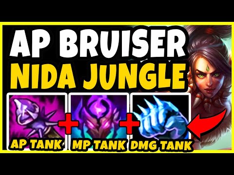 DARK HARVEST AP BRUISER TANK NIDALEE JUNGLE IN SEASON 10! - League of Legends