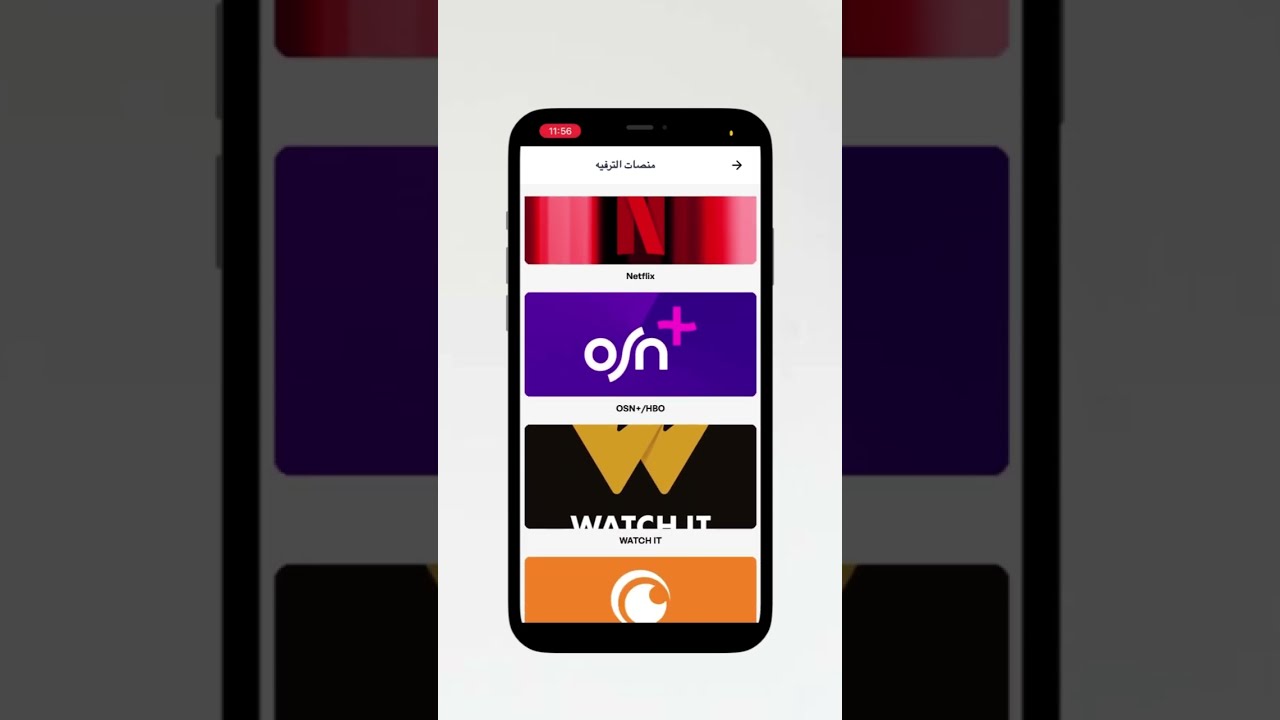 الاشتراك في منصات الترفيه