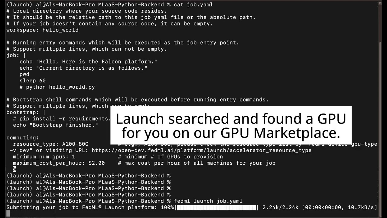FEDML Nexus AI -- Launch