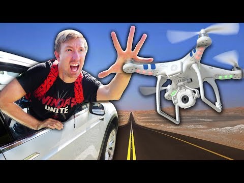TESLA vs HACKER DRONE BATTLE (Hidden Secret Tunnel Car Chase) Video