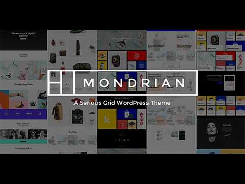 Mondrian - A Serious Grid WordPress Theme | Themeforest Website Templates and Themes