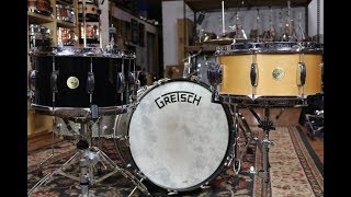 Video thumbnail for Gretsch Broadkaster Snare Comparison: 6.5x14 vs 8x14 by Columbus Percussion