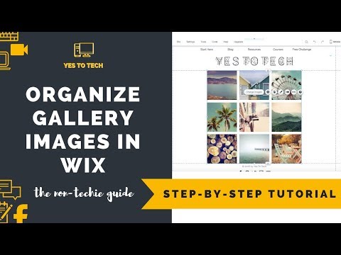 WIX GALLERY TUTORIAL: Adding Photo Gallery In Wix - Wix Website Tutorial