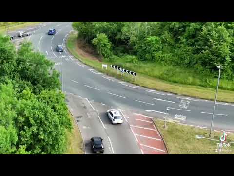 Following signs Fromm A448 from Redditch Highway to Astwoodbank Bank