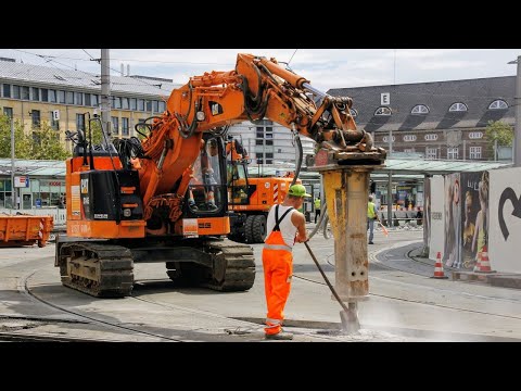 Construction Sounds - 30 Minutes of Road Construction Sounds