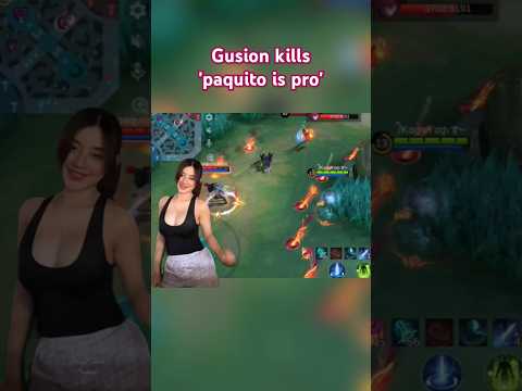 Gusion kills 'paquito is pro' #mlbb #gusion #viralvideo