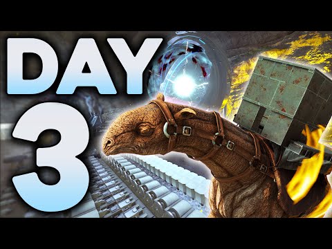 The ENTIRE Server Came to Raid our Crouch Bear Cave! - ARK PvP