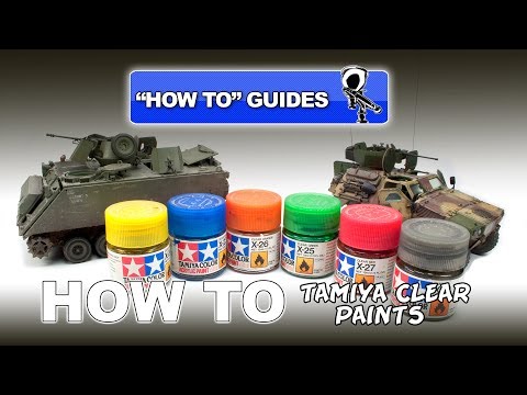 TAMIYA CLEAR PAINTS "HOW TO" GUIDE
