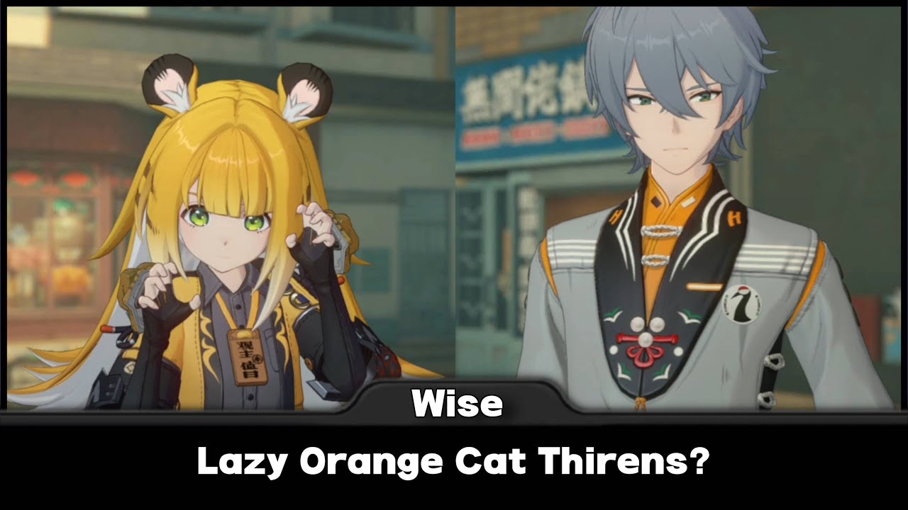 Wise calls Ju Fufu an Orange Cat | Cutscene Zenless Zone Zero 2.0