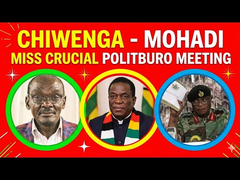 Zanu PF in crisis as Chiwenga and Mohadi boycott key Politburo meeting