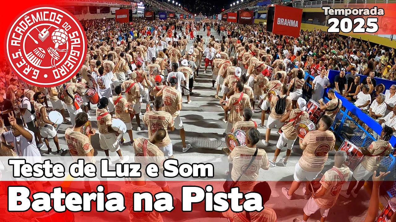 Salgueiro 2025 | Pista - Ensaio Técnico Teste de Luz e Som |  Samba ao vivo #ET25