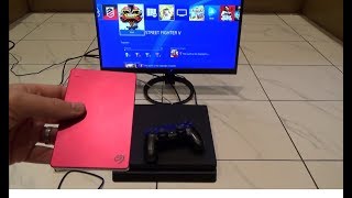 How to Increase PS4 Slim Storage using External Hard Drive