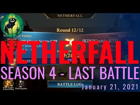 King of Avalon - Netherfall Season 4 battle 12 (BROKEN NETHERFALL)