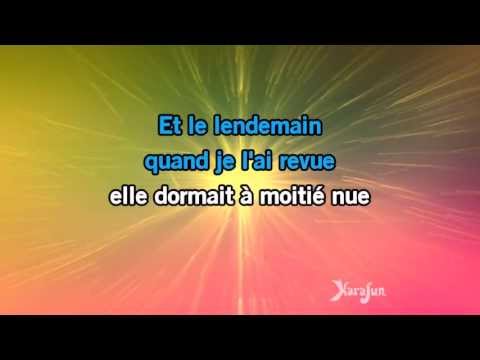 Karaoké Comme un p'tit coquelicot - Marcel Mouloudji *
