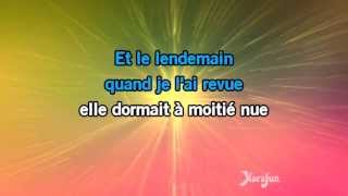 Karaoké Comme un p'tit coquelicot - Marcel Mouloudji *