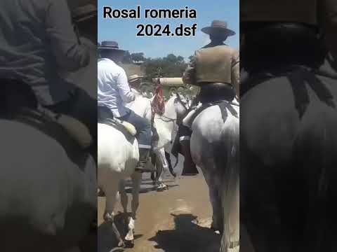 Rosal de la Frontera, Romeria 2024.paso de la Rivera.