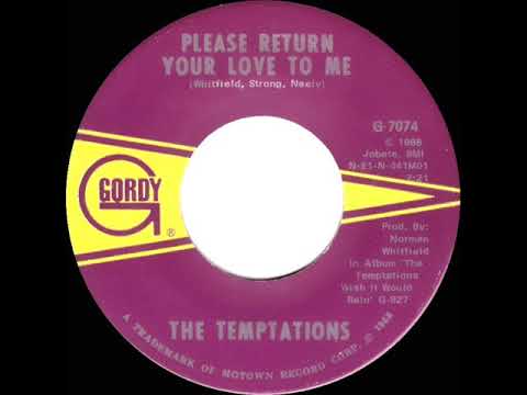 1968 HITS ARCHIVE: Please Return Your Love To Me - Temptations (mono)