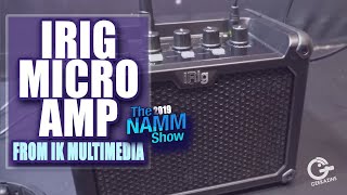 Video thumbnail for iRig Micro Amp from IK Multimedia by Geekazine