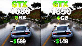 GTX 1080 vs GTX 1650 - Test in 8 Games