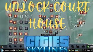 #CitiesSkylines Unlock Court House - Tips, tricks and cheats - Cities Skylines