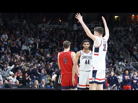 Donovan Clingan and Nahiem Alleyne: UConn men's basketball postgame (St. Mary's) - 3/19/23