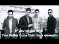 Keane- Black Rain- Lyrics