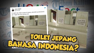 Hoax or Fact: Toilet di Jepang Ditempeli 'Larangan Cuci Kaki di Wastafel' Pakai Bahasa Indonesia?