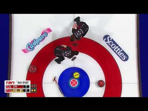 #stoh2020 [F-4E] Einarson (MB) gets a fudged up deuce vs Homan (ON)