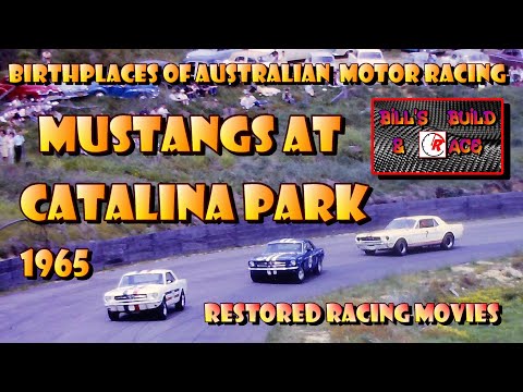 Visiting Birthplaces of Australian Motor Racing - Mustangs at Catalina Park in 1965
