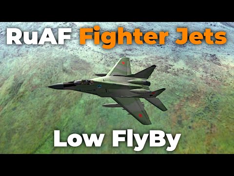 Russian Fighters low flyby | Mach loop | LockOn: Modern Air Combat 1.02 | SanT Plays