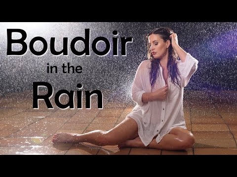 Boudoir Photography in the Rain