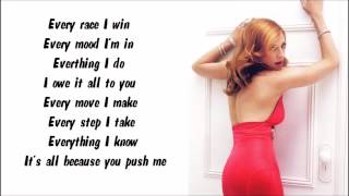 Madonna - Push Me Karaoke / Instrumental with lyrics on screen