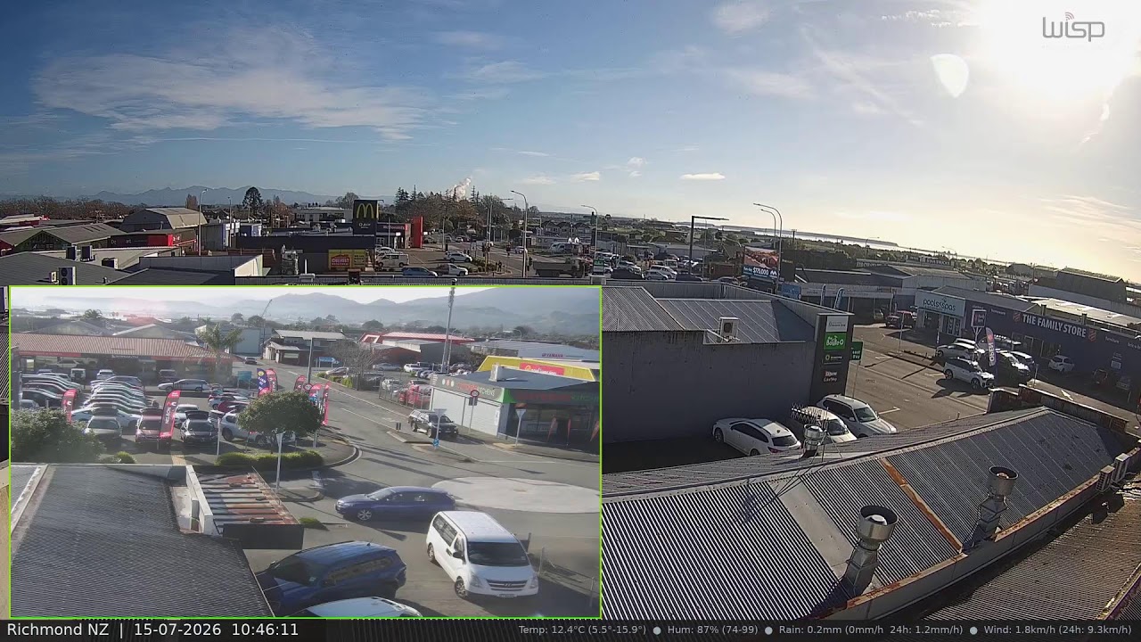 Live webcam view of Horizonte y Calles de Richmond