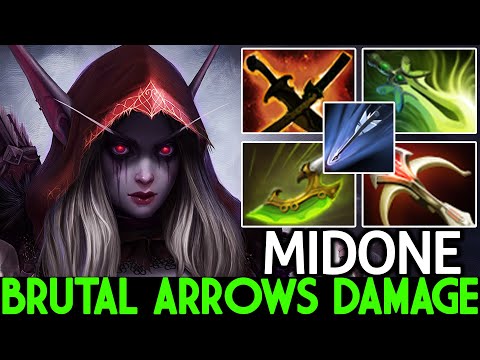 MIDONE [Drow Ranger] Brutal Arrows Damage Swift Blink Build Dota 2