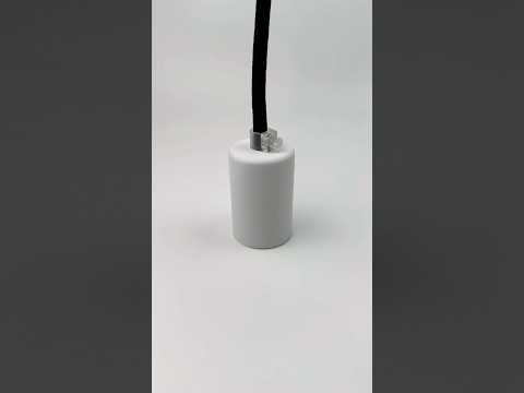 Втулка фіксатор проводу з бічним затиском (прозора) Е27 і Е14 Premium