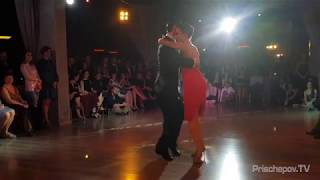 Sergey Kurkatov & Ylia Burenicheva, 3-4,Russia, Moscow, milonga "Ideal" PLANETANGO 23.03.2018