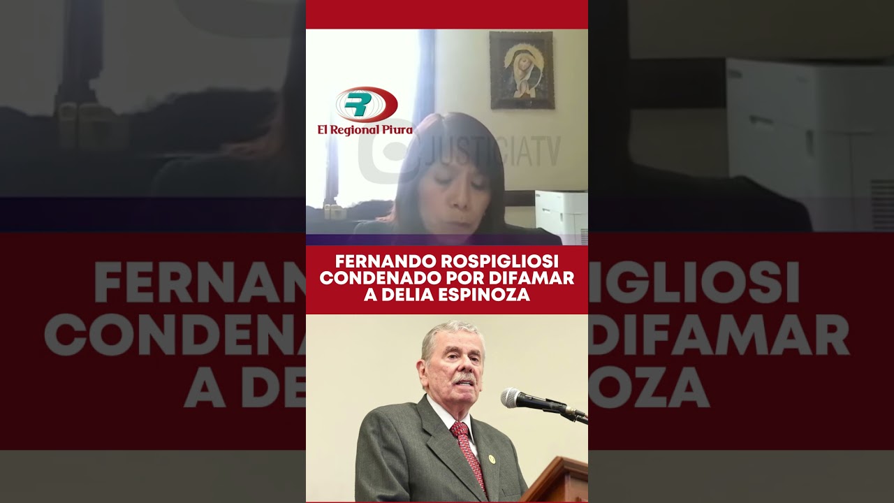 Fernando Rospigliosi condenado a 9 meses de prisión suspendida por difamación contra Delia Espinoza