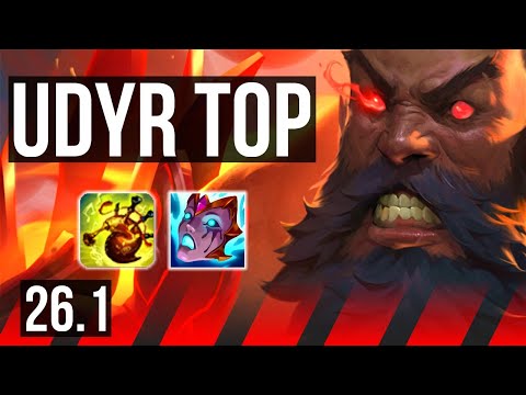 UDYR vs DARIUS (TOP) | KR Master | 26.1