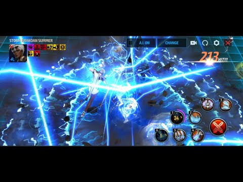 Storm in Krakoan Summer suit skills preview | Marvel Future Fight