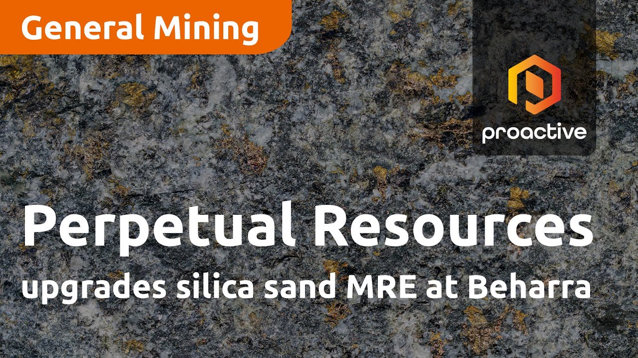 Perpetual Resources upgrades silica sand MRE at Beharra
