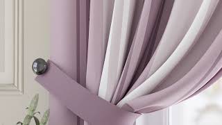 Комплект штор «Бриниас (розовый)» — видео о товаре