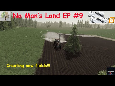 Creating new fields and spreading lime ⭐ No Man's Land EP #8 ⭐ FS19 Timelapse