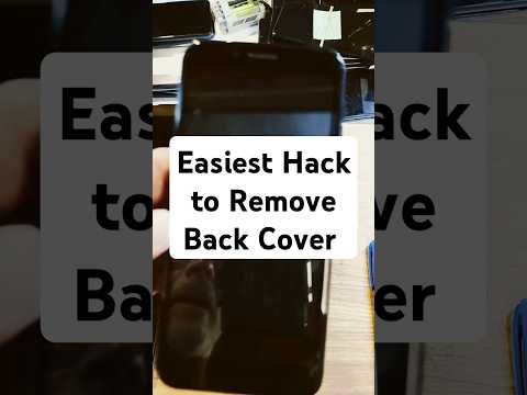 What is the Easiest Way to Remove the Back Cover from My Phone? Works for Any Older Phone